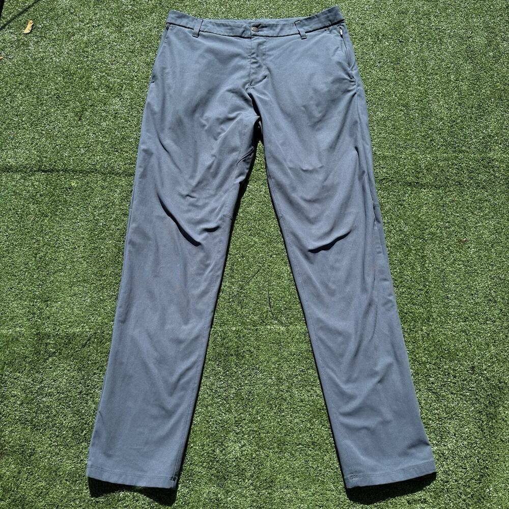 Lululemon Commission Pants Men’s 32x32 Blue Warpstreme Stretch Trouser - EUC